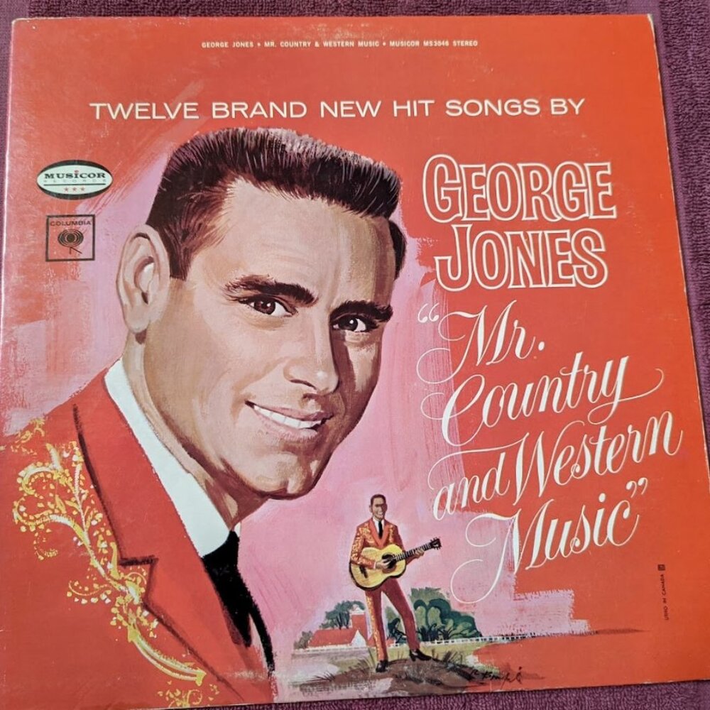 20% OFF  Vintage George Jones Vinyl LP – Mr. Country and Western Music - c 1965